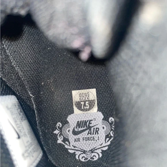 Nike Air Force 1 High '07 Triple Black CW2290-001 Basketball Shoes Men's Sneaker - Picture 7 of 7